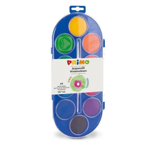  primo 120a10sg Акварель с кисточкой (10 цветов) 