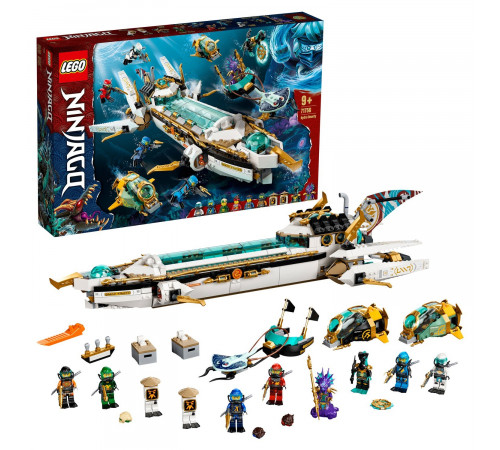 lego ninjago 71756 Конструктор "Подводный Дар Судьбы" (1159 дет.)