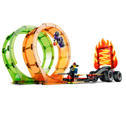 lego city 60339 constructor "double loop stunt arena" (598 el.)