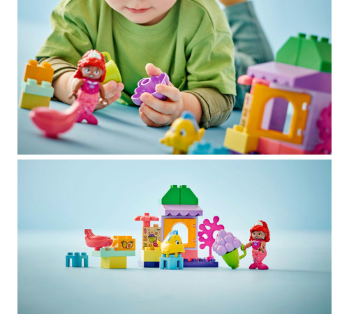 lego duplo 10420 Конструктор "Кофейный киоск Ариэль и Флаундер" (22 дет.)