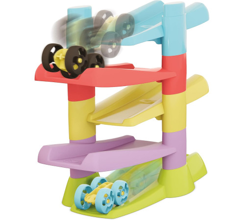 quercetti 86496 Развивающий автотрек "flip car race track eco"