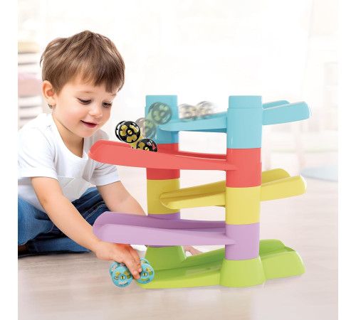 quercetti 86496 Развивающий автотрек "flip car race track eco"