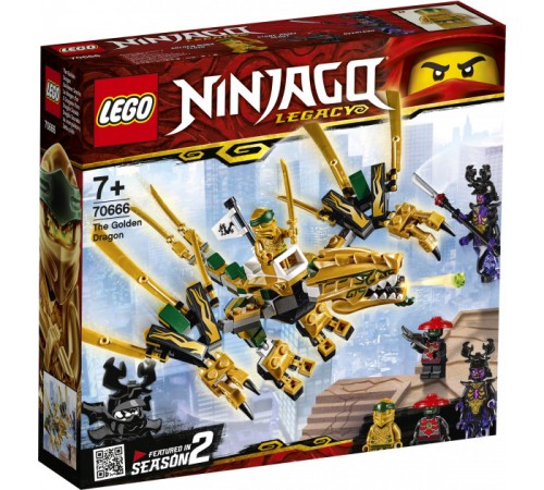 Lego Ninjago 70666 Конструктор "Золотой Дракон" (171 дет.) Детский магазин в Кишиневе в Молдове lego ninjago 70666 Конструктор "Золотой Дракон" (171 дет.)