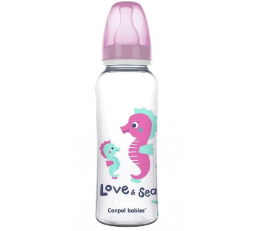 canpol 59/400 sticluta "love&sea" (250 ml.) 1 buc.