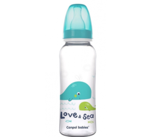 canpol 59/400 sticluta "love&sea" (250 ml.) 1 buc.