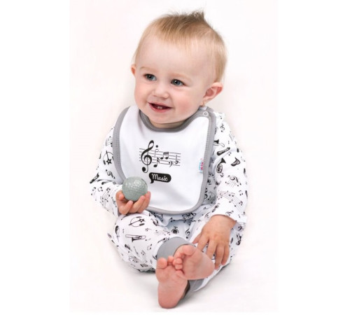 new baby 32050 Кофточка на кнопках "music" р. 74 (6-9 м.)