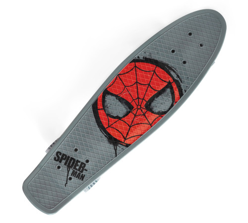 seven 59968 skateboard "spidermen" gri