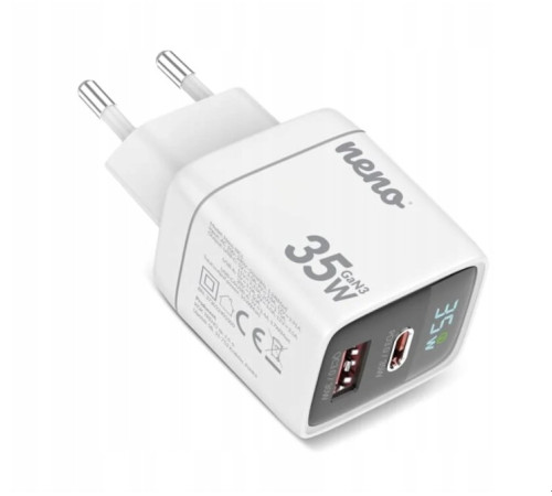 neno-31 5176 Быстрое сетевое зарядное устройство neno nc1 gan3 pd 35w