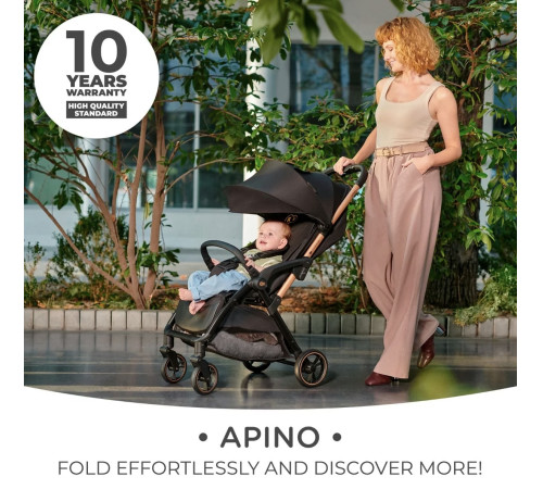 kinderkraft Коляска apino черный