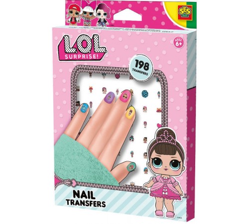 SES Creative 14193S Наклейки на ногти серии L.O.L Surprise ses creative 14193s Наклейки на ногти серии l.o.l surprise