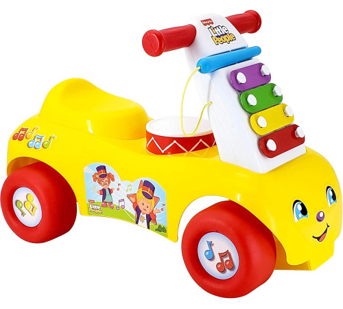  fisher-price 505564 mașinuță cu tobă și xilofon "music adventure"