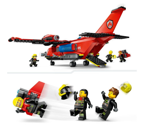 lego city 60413 constructor "avion de pompieri" (478 el.)