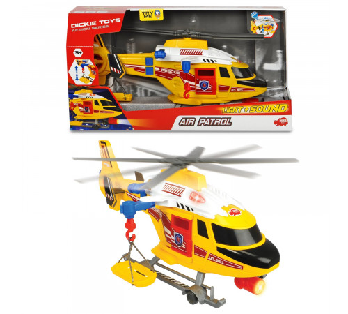 dickie 3308373 Спасательный вертолет со светом и звуком
