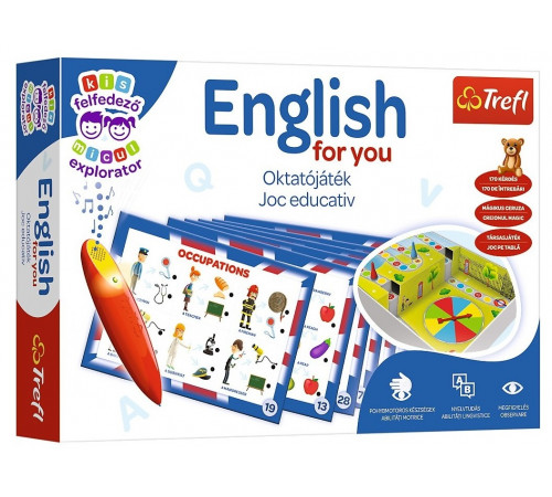  trefl 02102 joc educativ  "english for you" сu сreion ьagic (ro)