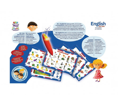 trefl 02102 joc educativ  "english for you" сu сreion ьagic (ro)