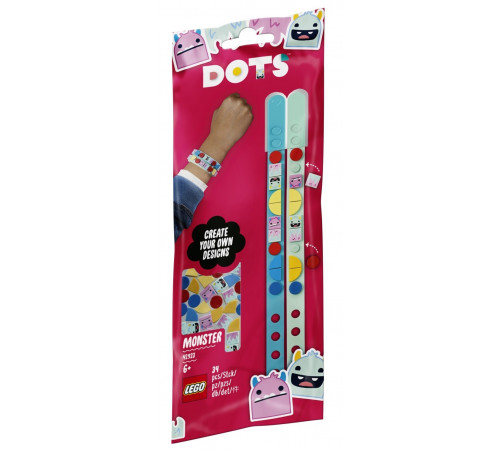  lego dots 41923 Конструктор "Браслет Монстры" (34 дет.)