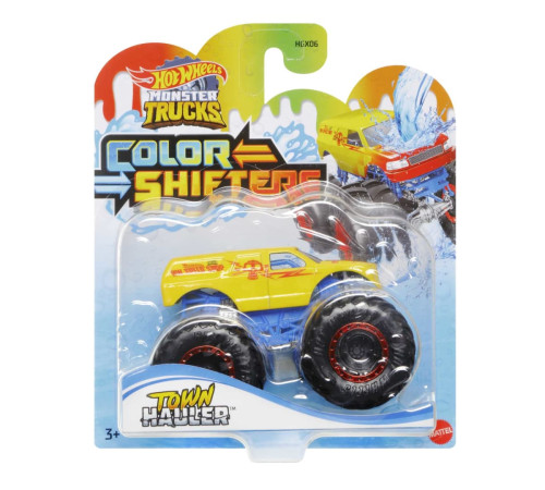 hot wheels hgx06  Внедорожник monster trucks "Измени цвет" (в асс.)