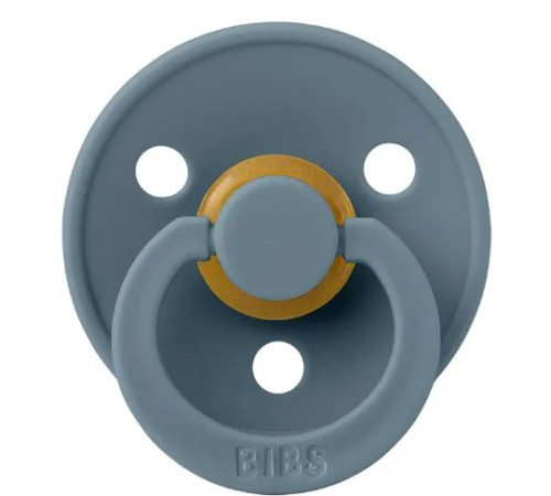  bibs suzeta rotunda din latex color s sky petrol (0-6 luni)