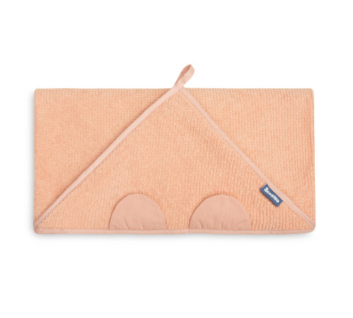 sensillo-4190 Полотенце креповое с капюшоном "Мишка" (100х100 см) розовый