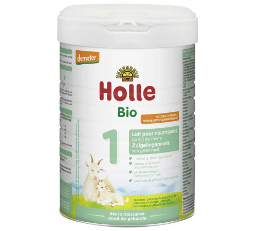  lapte praf de capra holle organic 1 (0 luni+) 800 gr.