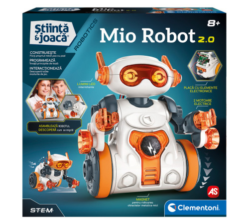 Jucării pentru Copii - Magazin Online de Jucării ieftine in Chisinau Baby-Boom in Moldova as kids 1026-50264 robot interactiv programabil "clementoni science & play: mio robot next generation"
