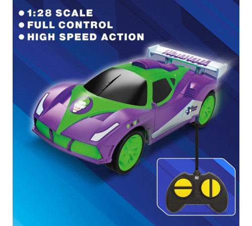 bladez dc85772 set 2 masini cu radio control "batman vs the joker"
