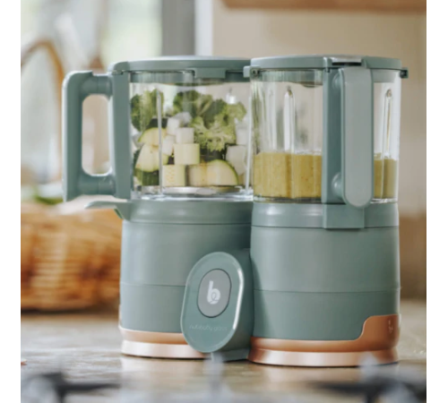 babymoov a001132 robot multifunctional 4 in 1 "nutribaby glass" (verde)