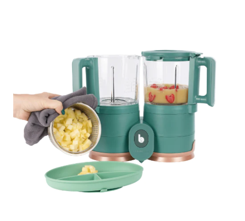 babymoov a001132 robot multifunctional 4 in 1 "nutribaby glass" (verde)