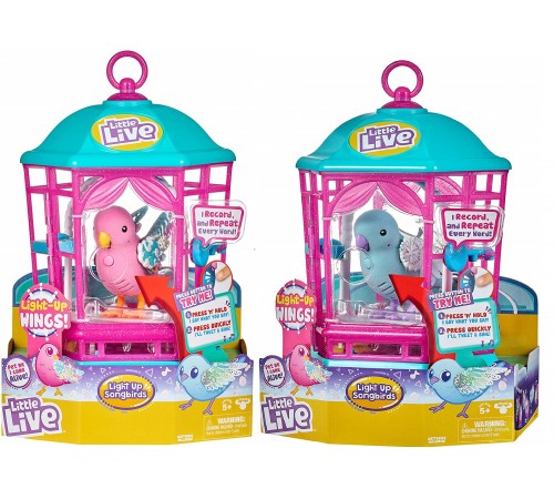 Детский магазин в Кишиневе в Молдове Little Live Pets 28624 Интерактивная игрушка "Птичка в клетке" в асс. little live pets 28624 Интерактивная игрушка "Птичка в клетке" в асс.