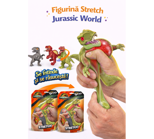 Jucării pentru Copii - Magazin Online de Jucării ieftine in Chisinau Baby-Boom in Moldova goojitzu 42733g stretch figurină "jurassic world" (in sort.)