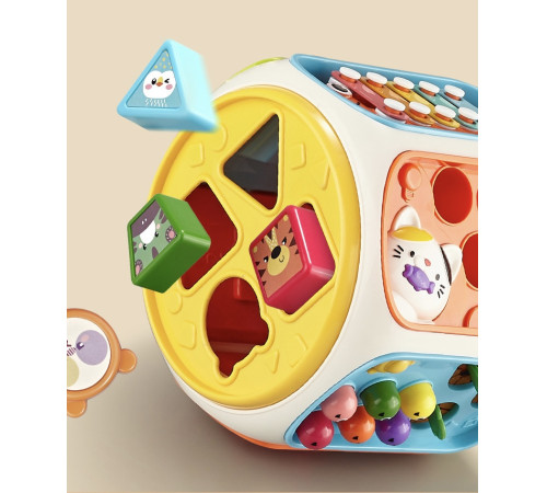 bibiin toys 6213 jucărie multifuncțională 9 în 1 "multibox"