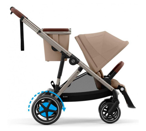 cybex Коляска с электроприводом e-gazelle s almond beige