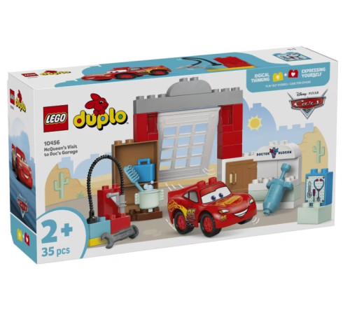 lego duplo 10456 constructor "vizita lui mcqueen la garajul lui doc" (35 el.)