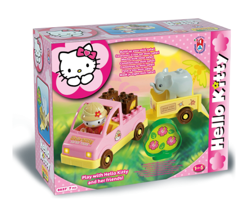 Androni 8657-00HK Конструктор HelloKitty "Мини-Сафари" (7 дет.) Детский магазин в Кишиневе в Молдове androni 8657-00hk Конструктор hellokitty "Мини-Сафари" (7 дет.)