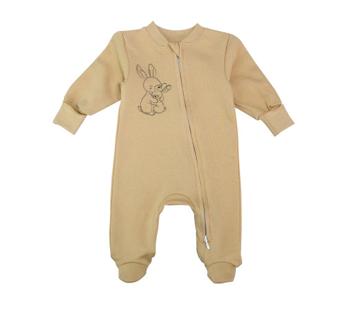  minikin 25730156 Комбинезон на молнии "Мамины объятия" (р. 56) бежевый