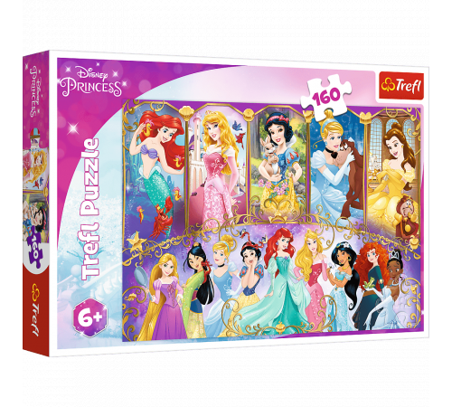   trefl 15407 Пазлы "Принцессы Диснея" (160 эл.) 