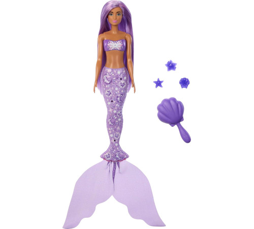barbie jmw61 păpușă surpriză barbie color reveal "comori marine"