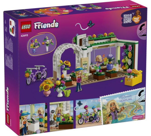lego friends 42693 constructor "florăria creativă" (377 el.)