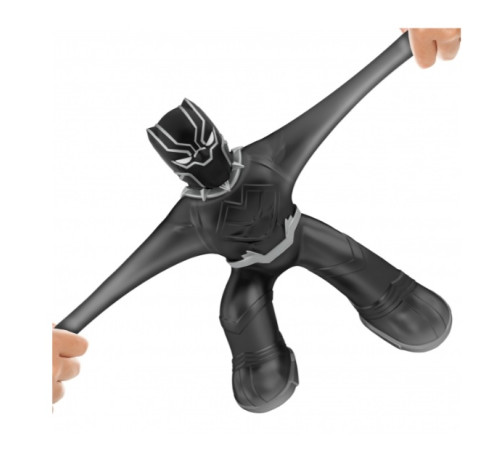 goo jit zu 41464g stretch figurină "marvel deluxe hero black panther" (20 cm.)