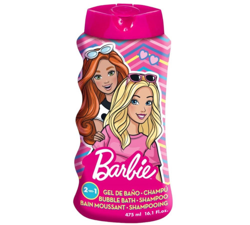 lorenay 2в1 Пена для ванны и шампунь barbie (475 мл)