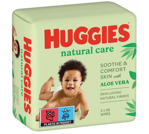 huggies Влажные Салфетки natural care (168 шт.)