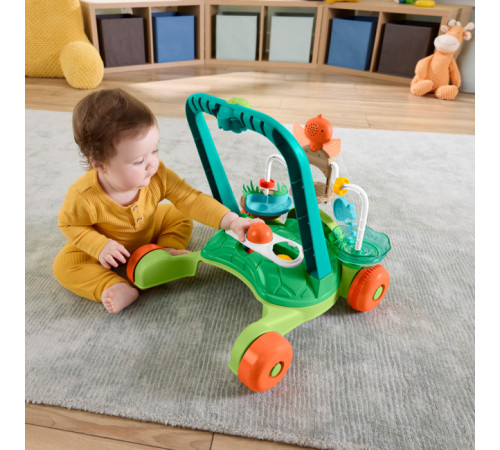 fisher-price jkd63 Интерактивные ходунки-каталка "Черепашка с шариками"