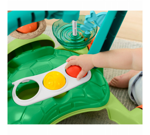 fisher-price jkd63 Интерактивные ходунки-каталка "Черепашка с шариками"