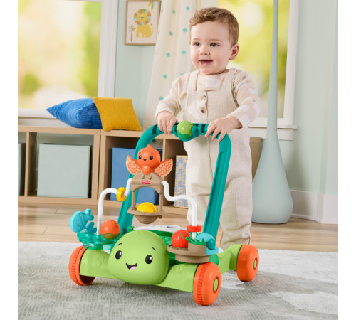 fisher-price jkd63 Интерактивные ходунки-каталка "Черепашка с шариками"