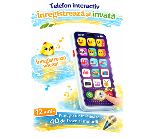 Jucării pentru Copii - Magazin Online de Jucării ieftine in Chisinau Baby-Boom in Moldova hola toys he8966 jucărie muzicală  "telefon"
