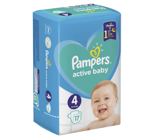 Pampers Active Baby 4 (9-14 кг.) 17 шт. pampers active baby 4 (9-14 кг.) 17 шт.