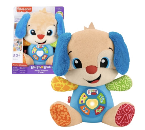 fisher price jfd24 cățelul "laugh & learn" (ro)
