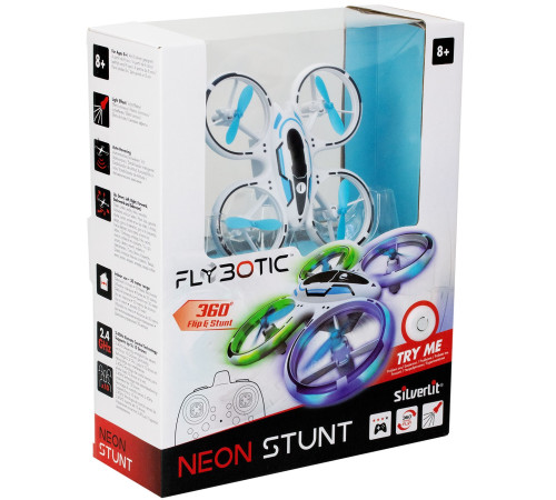 flybotic 84827 dron "neon stunt drone"