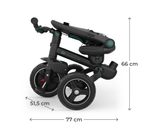 kinderkraft Трицикл складной  spinstep 2 plus (зелёный)