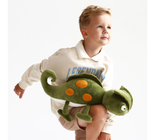orange toys ot5023/30a Мягкая игрушка "Зеленый Хамелеон" (30 см.)